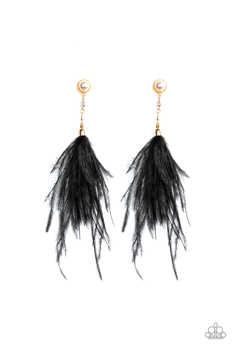 vegas-vixen-black-post earrings