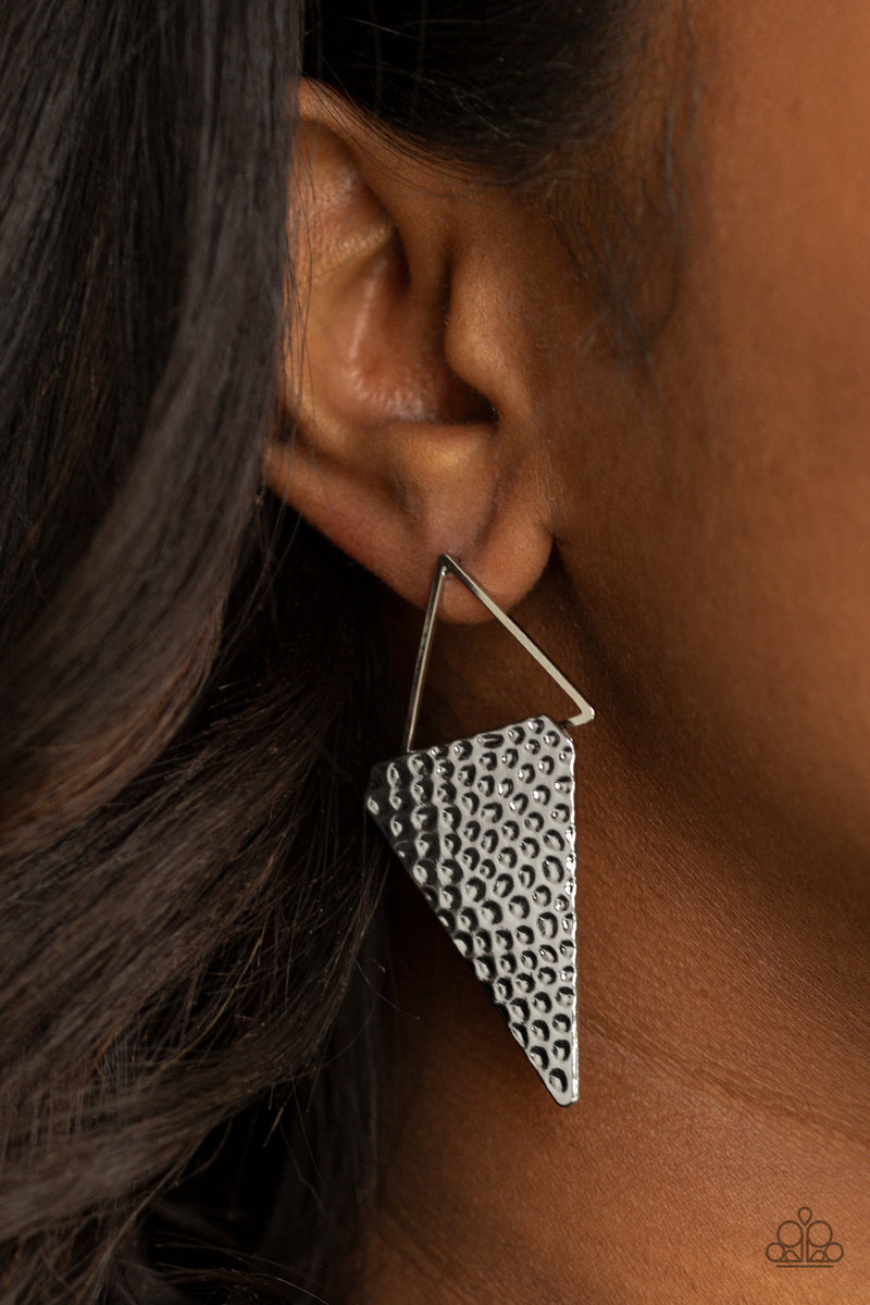 Have A Bite - Silver Post Earrings