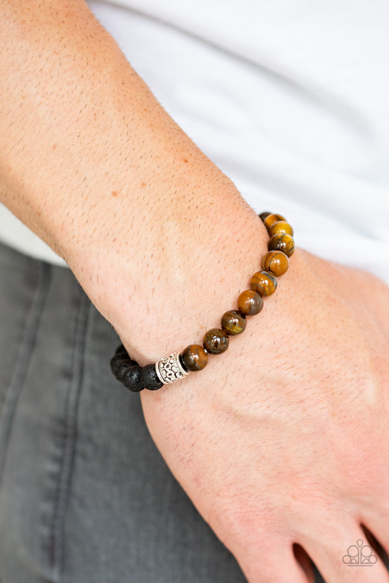 Take It Easy - Brown Bracelet