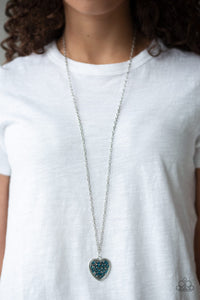 Heart of SPARKLE - Blue Necklace