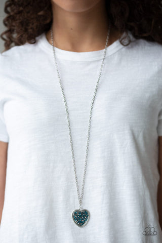 Heart of SPARKLE - Blue Necklace