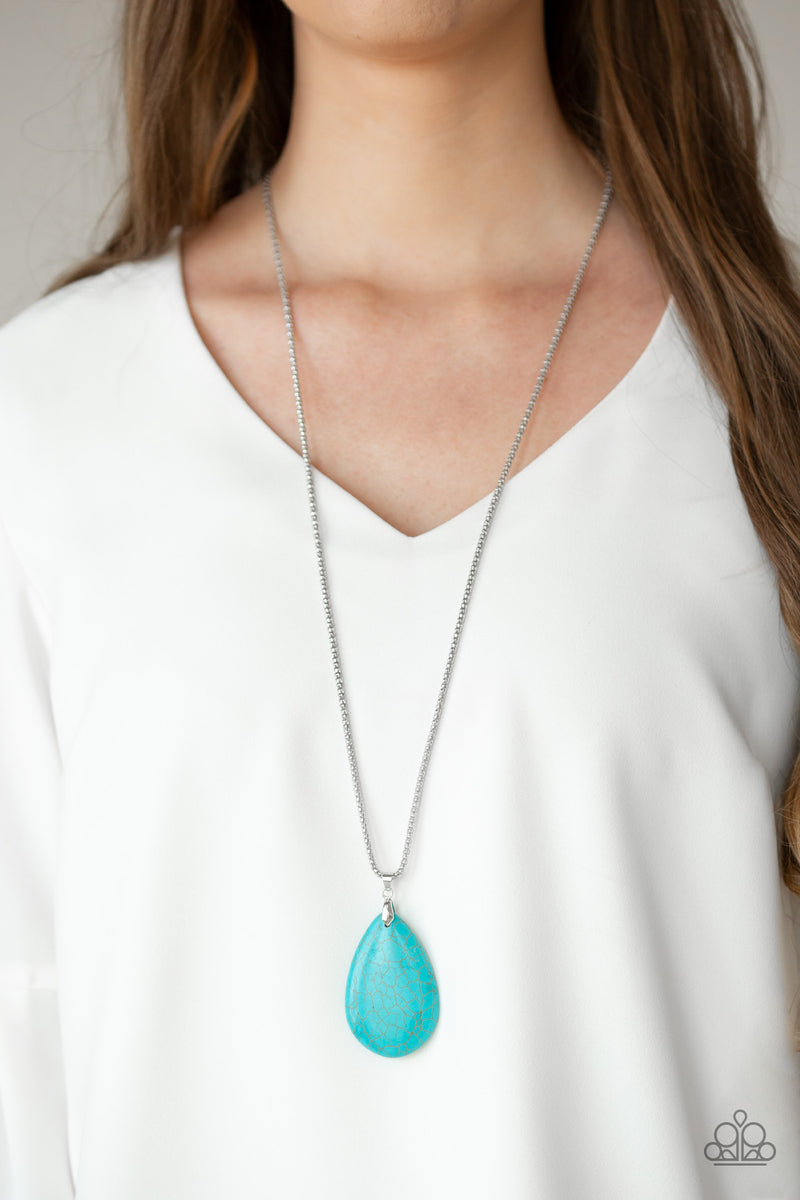 Sedona Sandstone - Blue Necklace