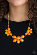 Flair Affair - Orange Necklace