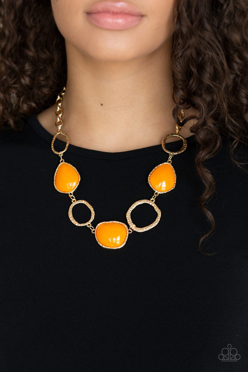 Haute Heirloom - Orange Necklace