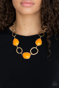 Haute Heirloom - Orange Necklace