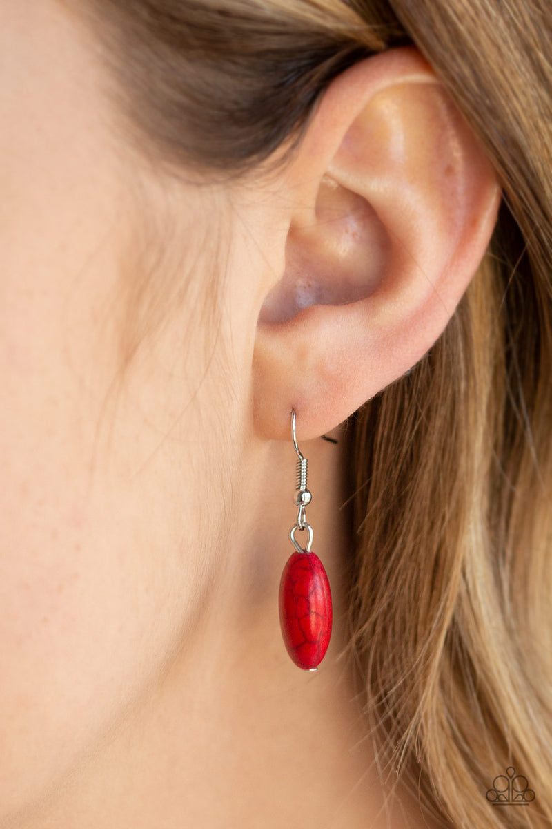 Island Queen - Red Necklace