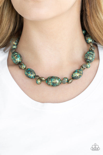 Gatherer Glamour - Brass Necklace