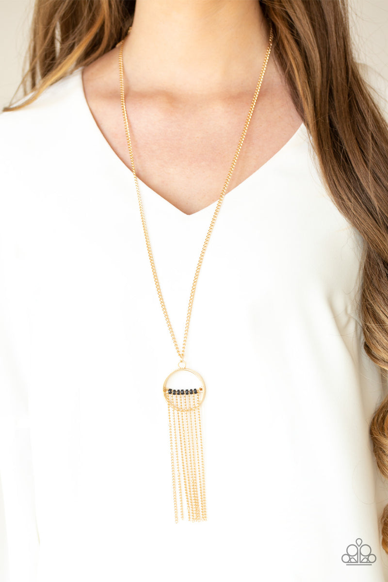 Terra Tassel - Gold Necklace