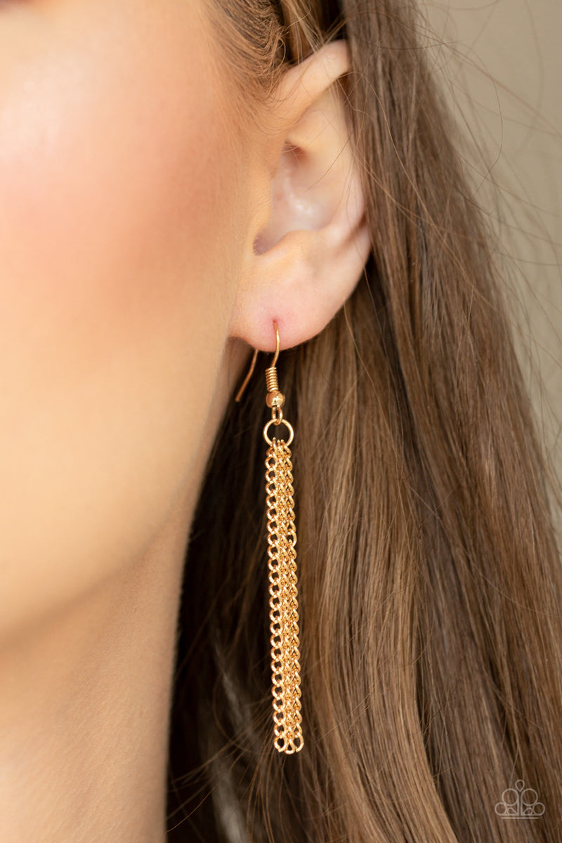 Terra Tassel - Gold Necklace