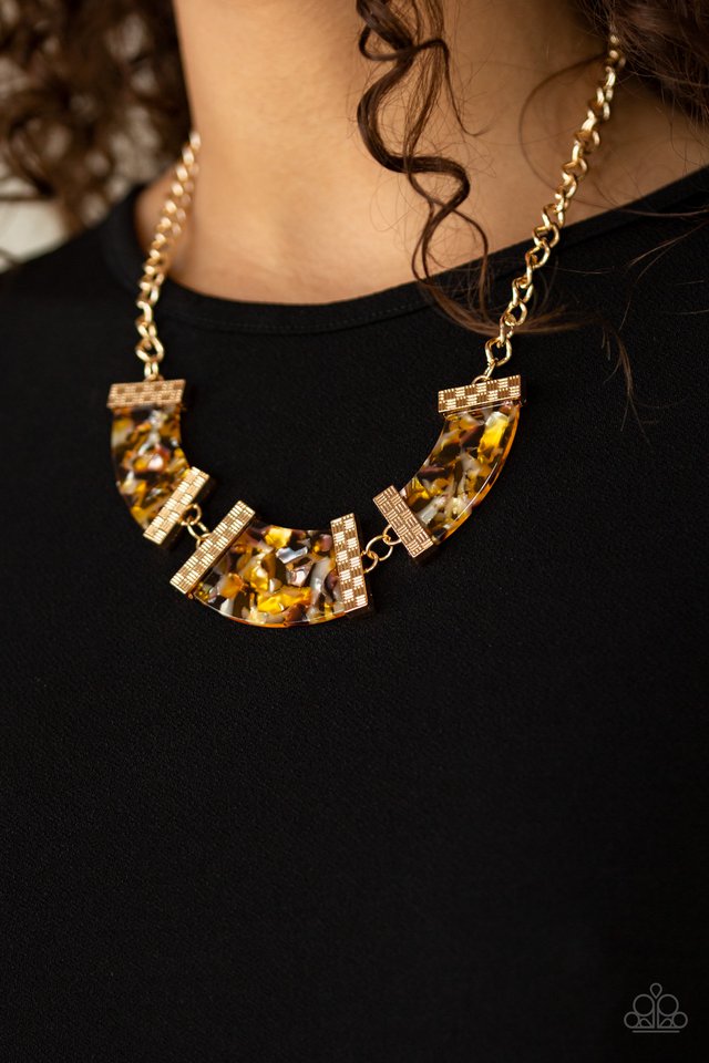 HAUTE-Blooded - Yellow Necklace