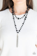 Social Hour - Black Necklace