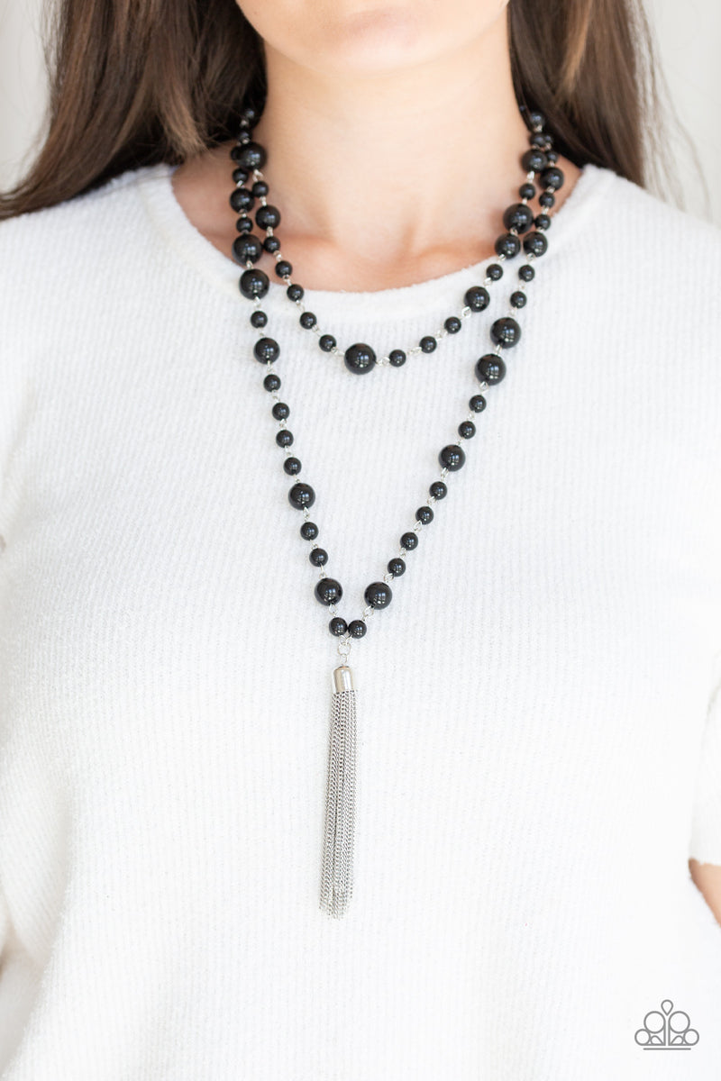 Social Hour - Black Necklace