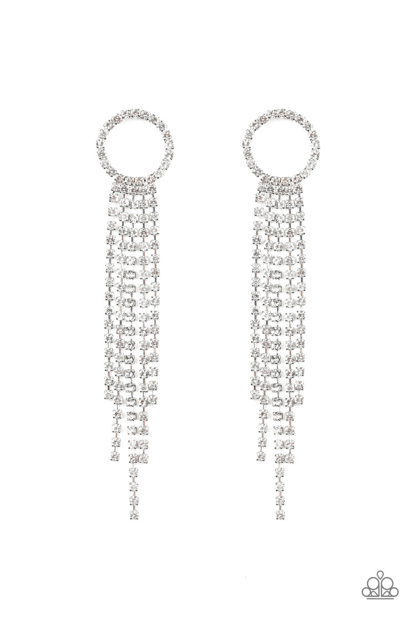 endless-sheen-white-post earrings