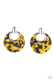 metro-zoo-yellow-post earrings