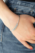 Twinkling Twist - White Bracelet