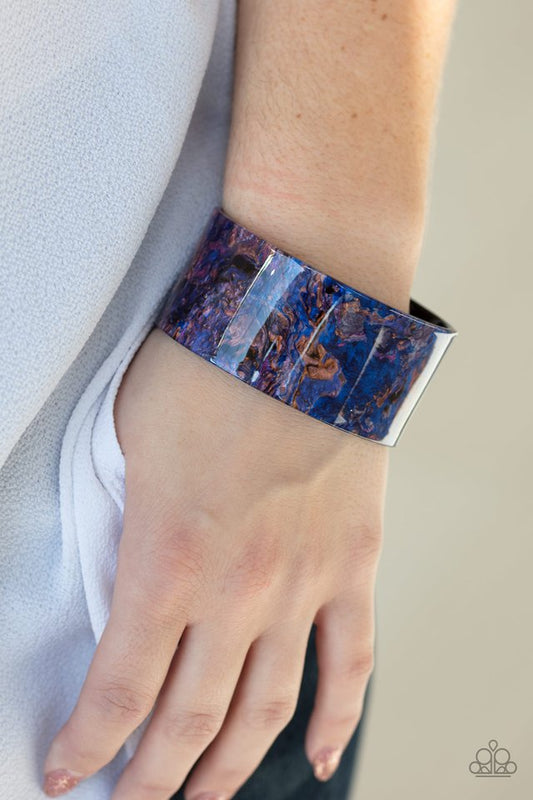 Marbled Mystique - Multi Blues Bracelet