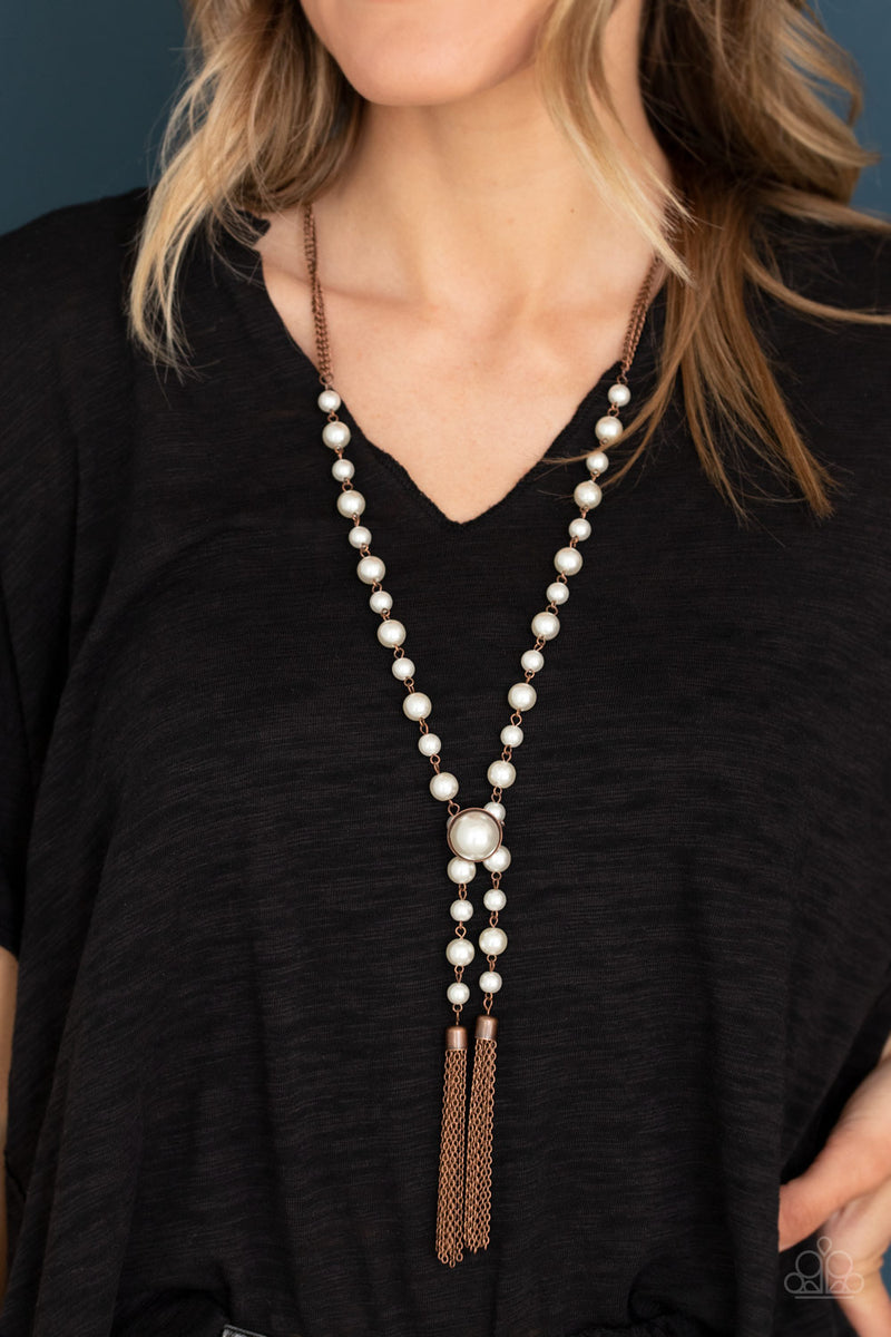 Vintage Diva - Copper Necklace