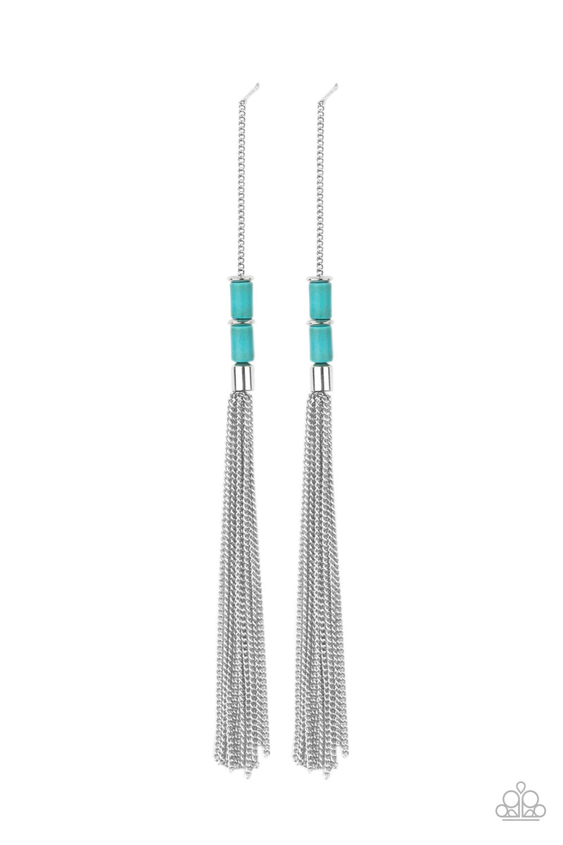 windblown-blue-post earrings