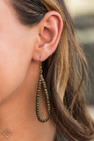 Glitzy Goals - Brass Earrings