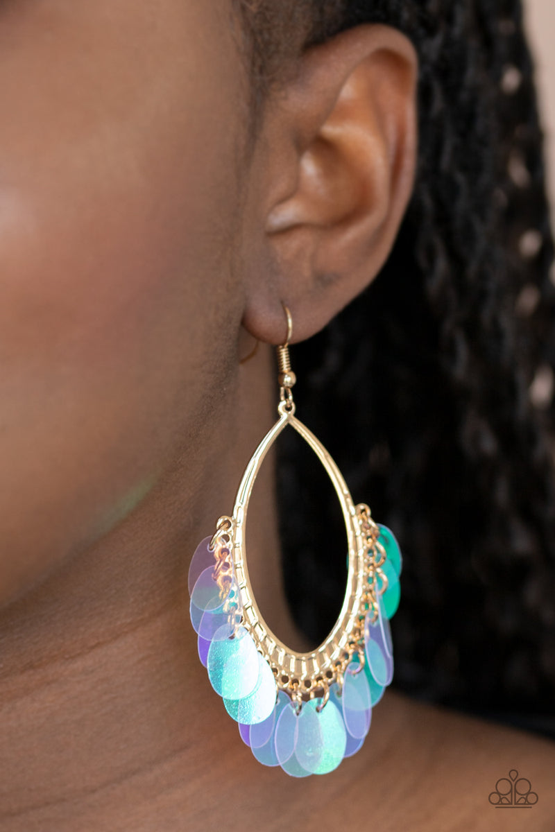 Mermaid Magic - Gold Earrings