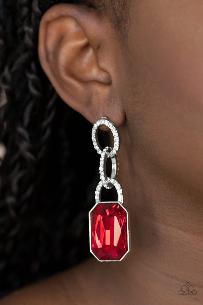 Superstar Status - Red Post Earrings