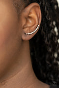 Climb On - Silver Post Earrings