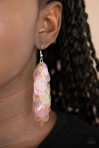 Stellar In Sequins - Pink Earrings