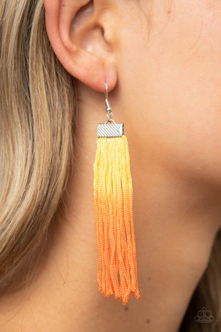 Dual Immersion - Yellow Earrings