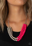 Layer After Layer - Pink Necklace