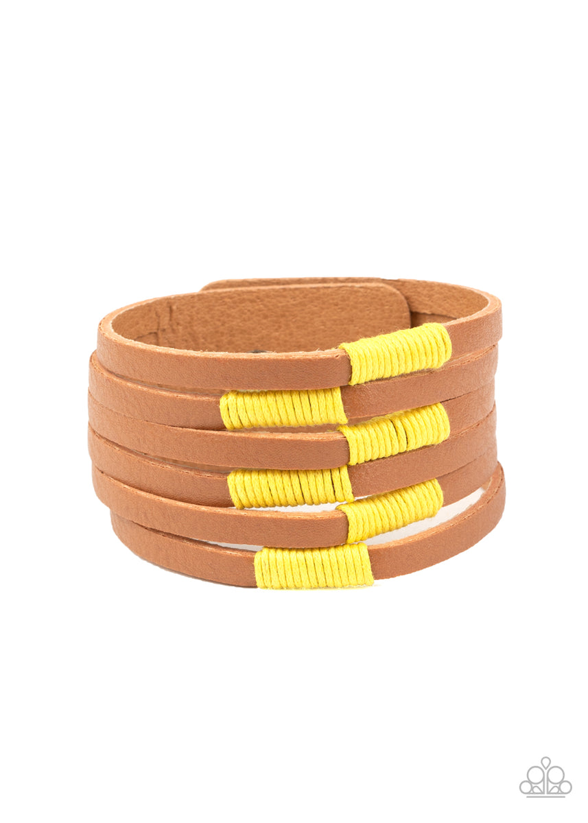 country-colors-yellow-bracelet