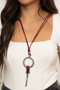 Tranquil Artisan - Red Necklace
