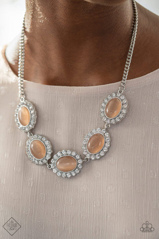 A DIVA-ttitude Adjustment - Orange Necklace