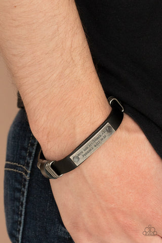 Make It Possible - Black Bracelet