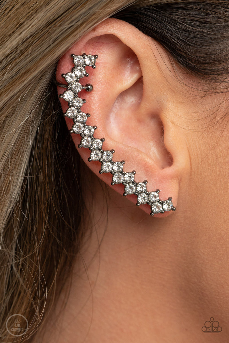 Let There Be LIGHTNING - Black Post Earrings