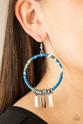 Garden Chimes - Blue Earrings