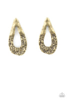 industrial-antiquity-brass-post earrings