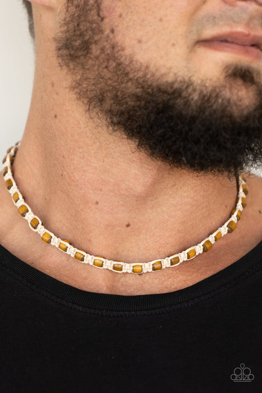 Highland Hustler - Brown Mens Necklace