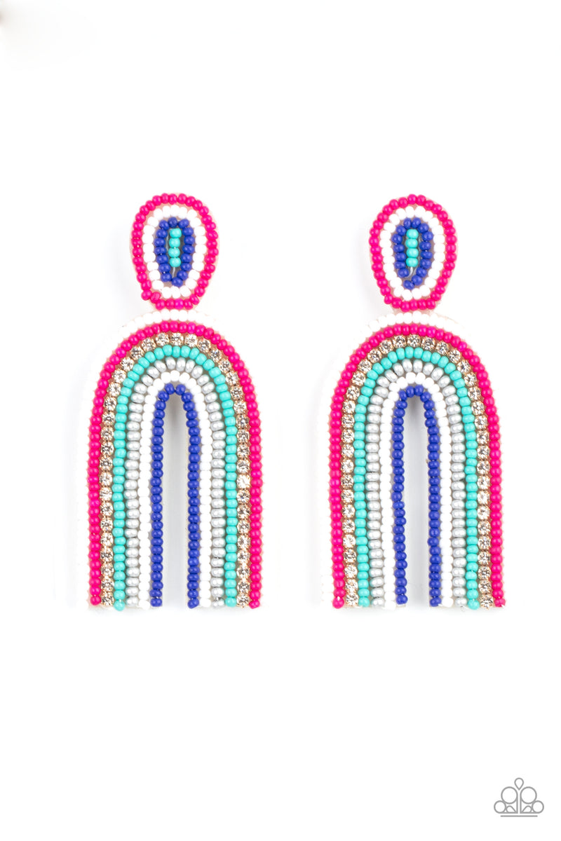 rainbow-remedy-multi-post earrings