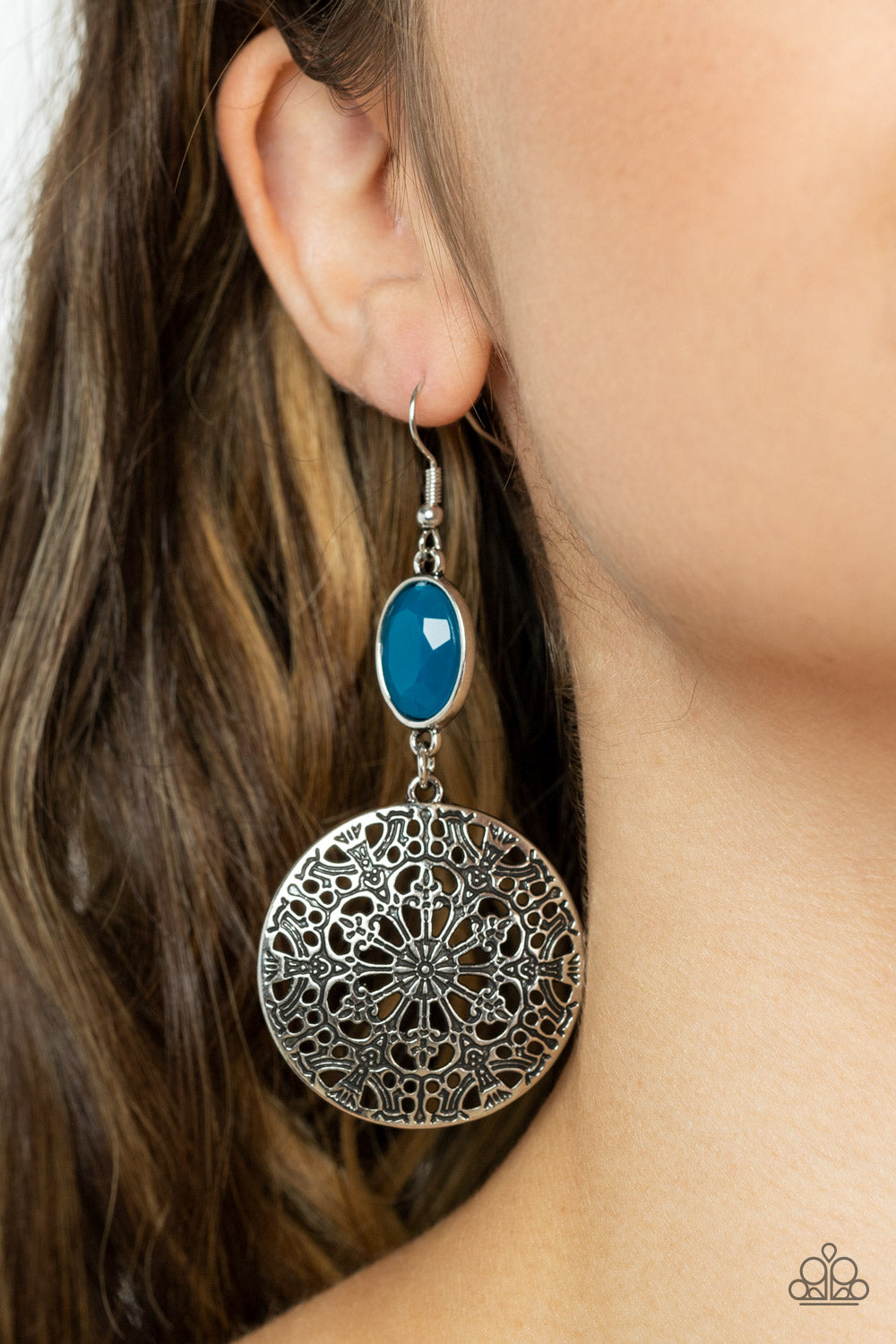 Eloquently Eden - Blue Earrings