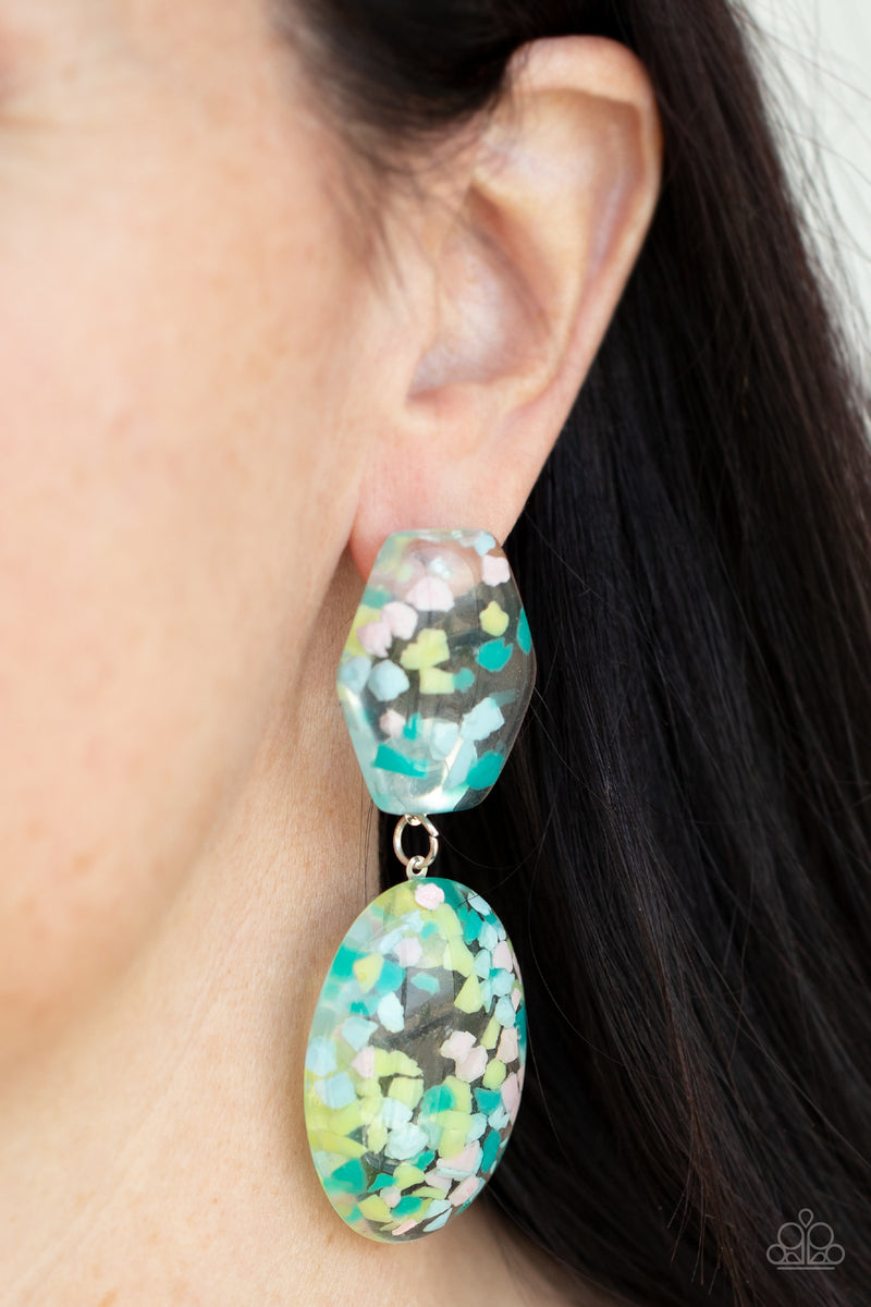 Flaky Fashion - Multi Post Earrings