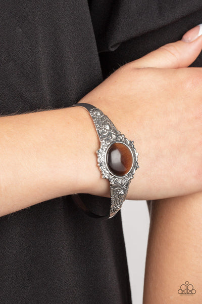 Extravagantly Enchanting - Brown Bracelet