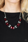 Flawlessly Famous - Red Necklace