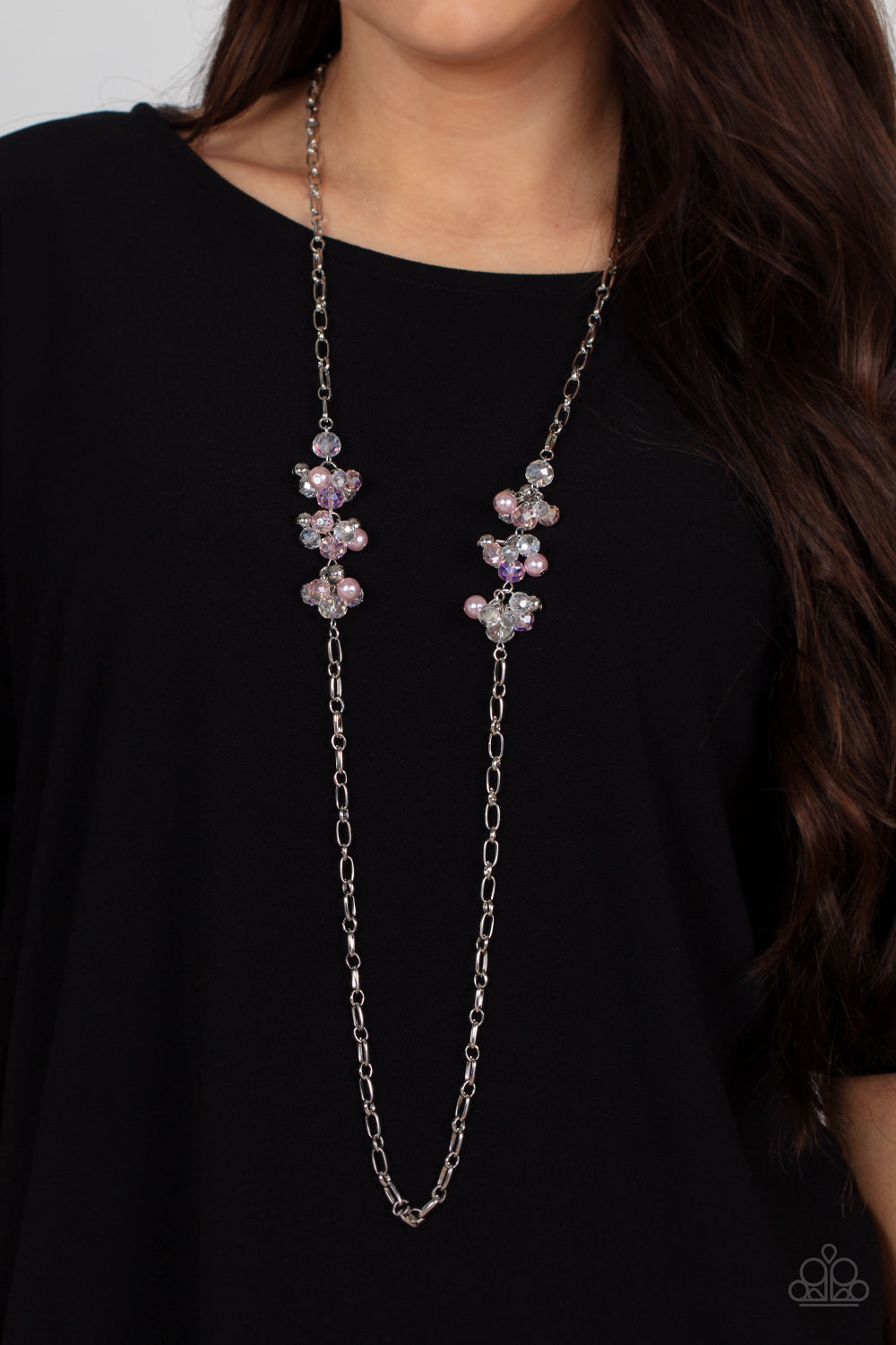 Poshly Parisian - Pink Necklace