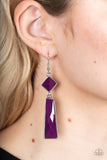 Hollywood Harmony - Purple Earrings