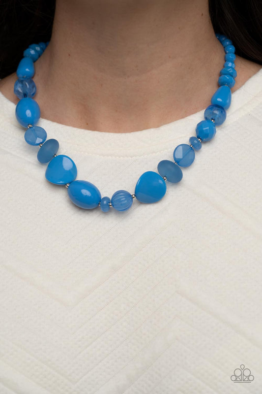 Tropical Tsunami - Blue Necklace