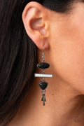 Adventurously Artisan - Black Earrings