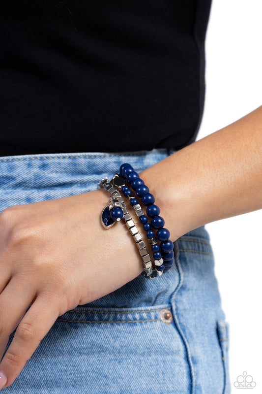 Redefined Romance - Blue Bracelet