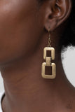 Public Square - Brass Earrings