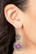 Ocean Orchard - Purple Earrings