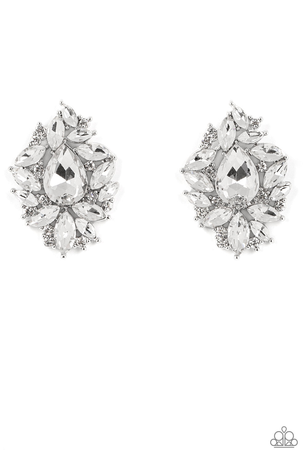 we-all-scream-for-ice-queen-white-post earrings